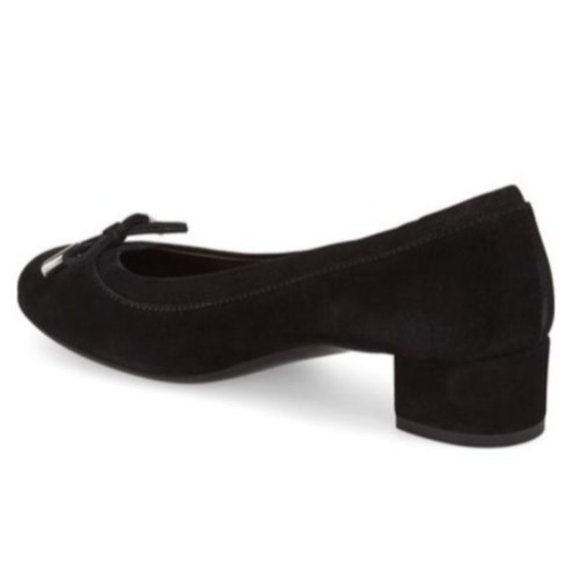 🆕 AGL Attilio Giusti Leombruni Kristin Block Heel Suede Pump Shoes 7.5 - Picture 2 of 11